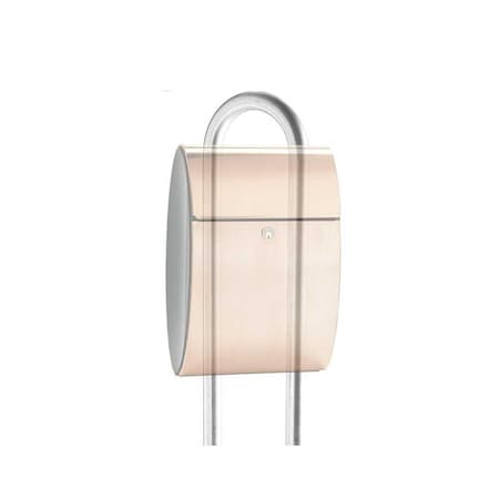 Allux Allux Series Mailboxes Allux Stand Post in Silver (Galvanized) color STD-1007-GV